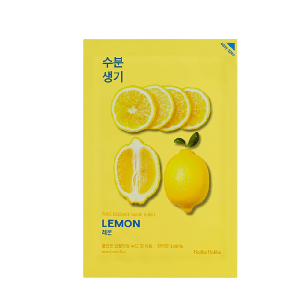 Holika Holika – Pure Essence Mask Sheet, Lemon, 23ml