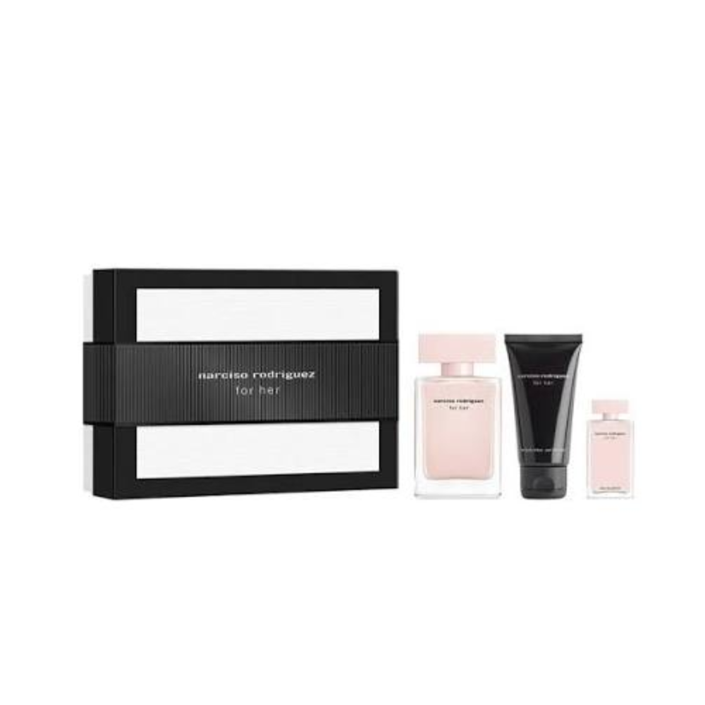 Narciso Rodriguez for Her SET EDP 100 ml + Body lotion 75 ml + EDP 10 ml