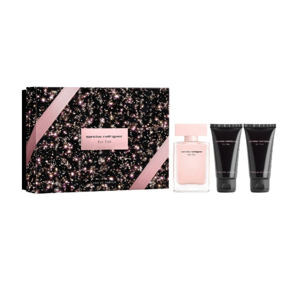 Narciso Rodriguez for Her SET EDP 50 ml + Shower Gel 50 ml + Body Lotion 50 ml