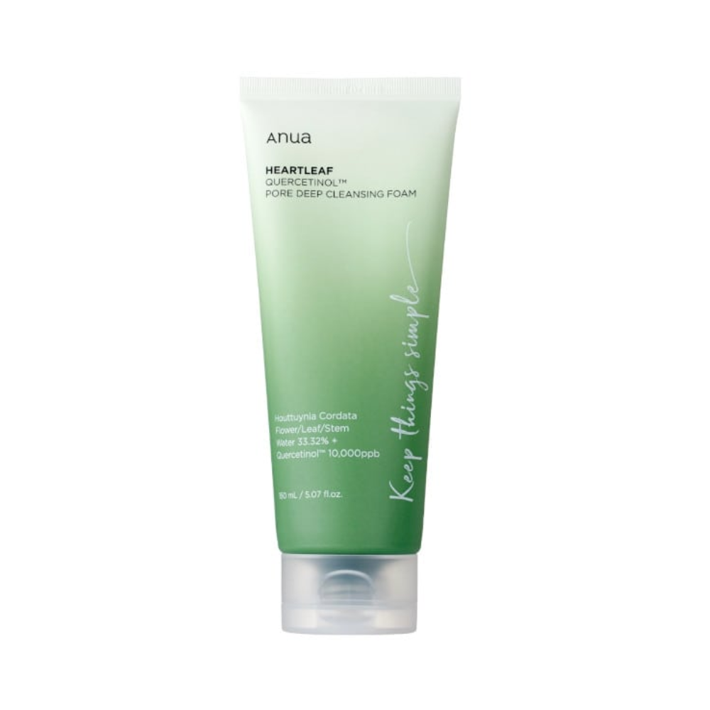 Anua - Heartleaf Quercetinol Pore Deep Cleansing Foam - clogged pores 150ml