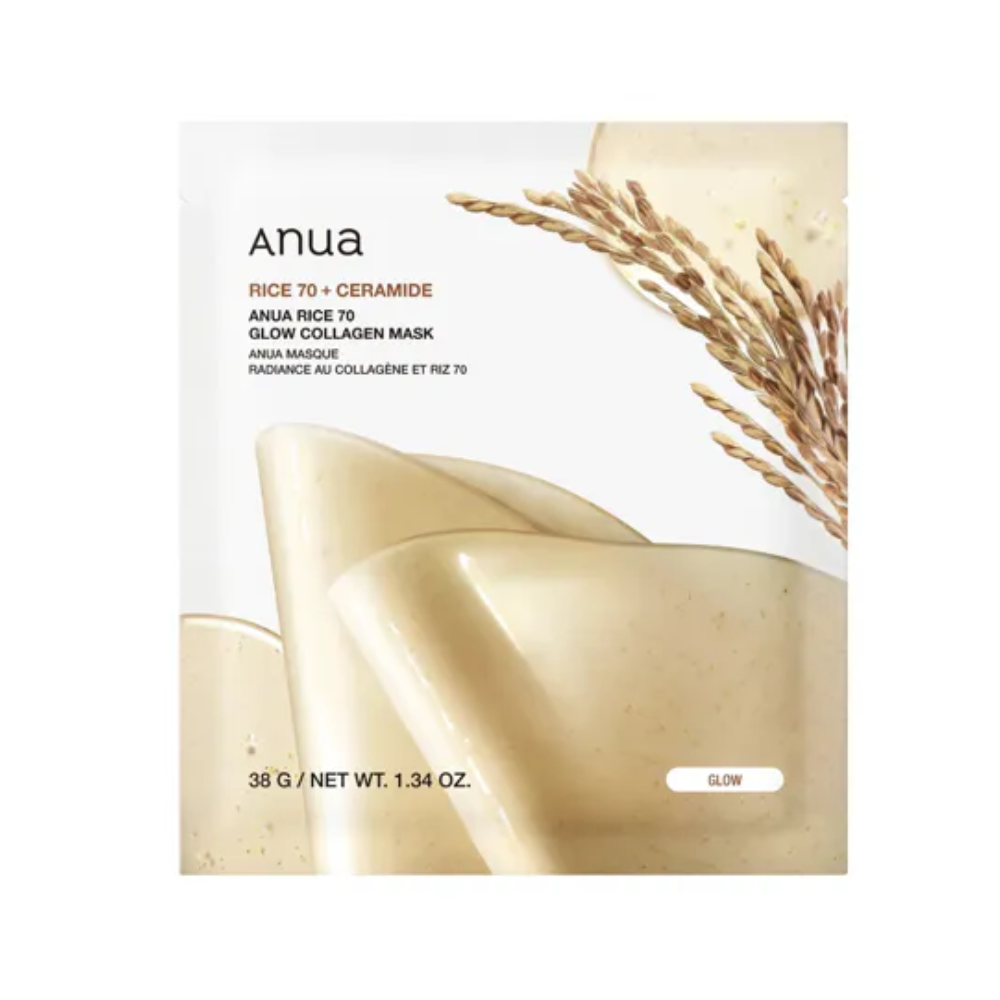 Anua - Rice 70 Glow Collagen Mask Set 38.0g