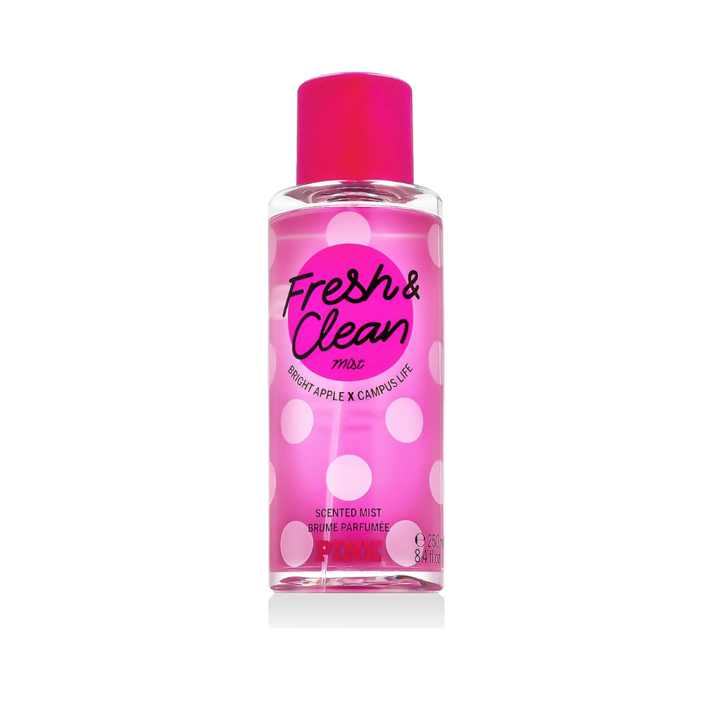 Victoria´s Secret Pink Fresh & Clean Bright Apple X Campus Life Body Spray  250ml