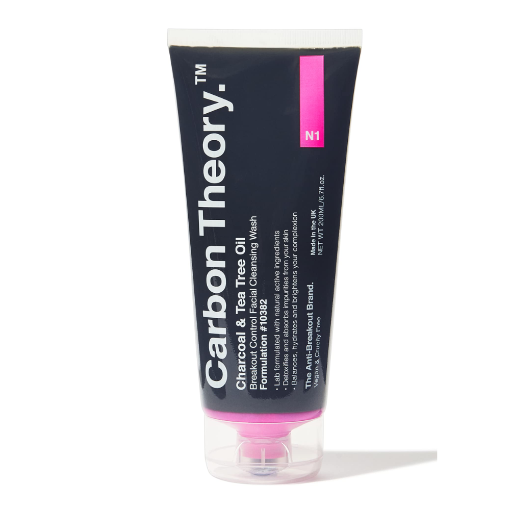 Carbon Theory - Charcoal & Tea Tree Oil Breakout Control Facial Cleansing Wash 200ml