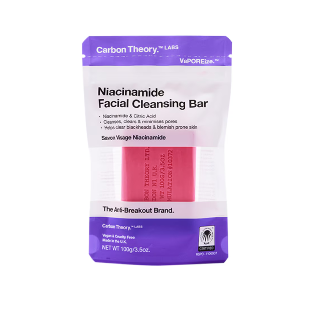 Carbon Theory - Niacinamide Facial Cleansing Bar 100g