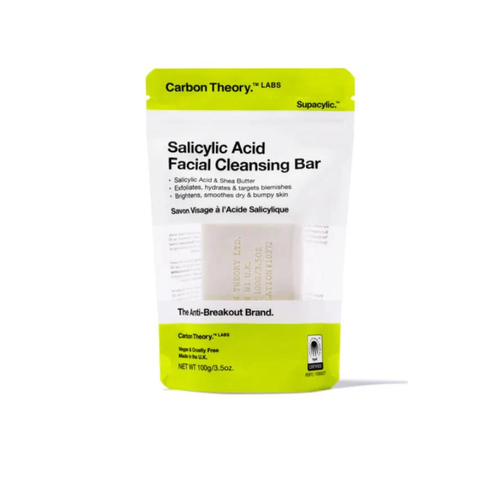 Carbon Theory - Salicylic Acid & Shea Butter Exfoliating Cleansing Bar 100g