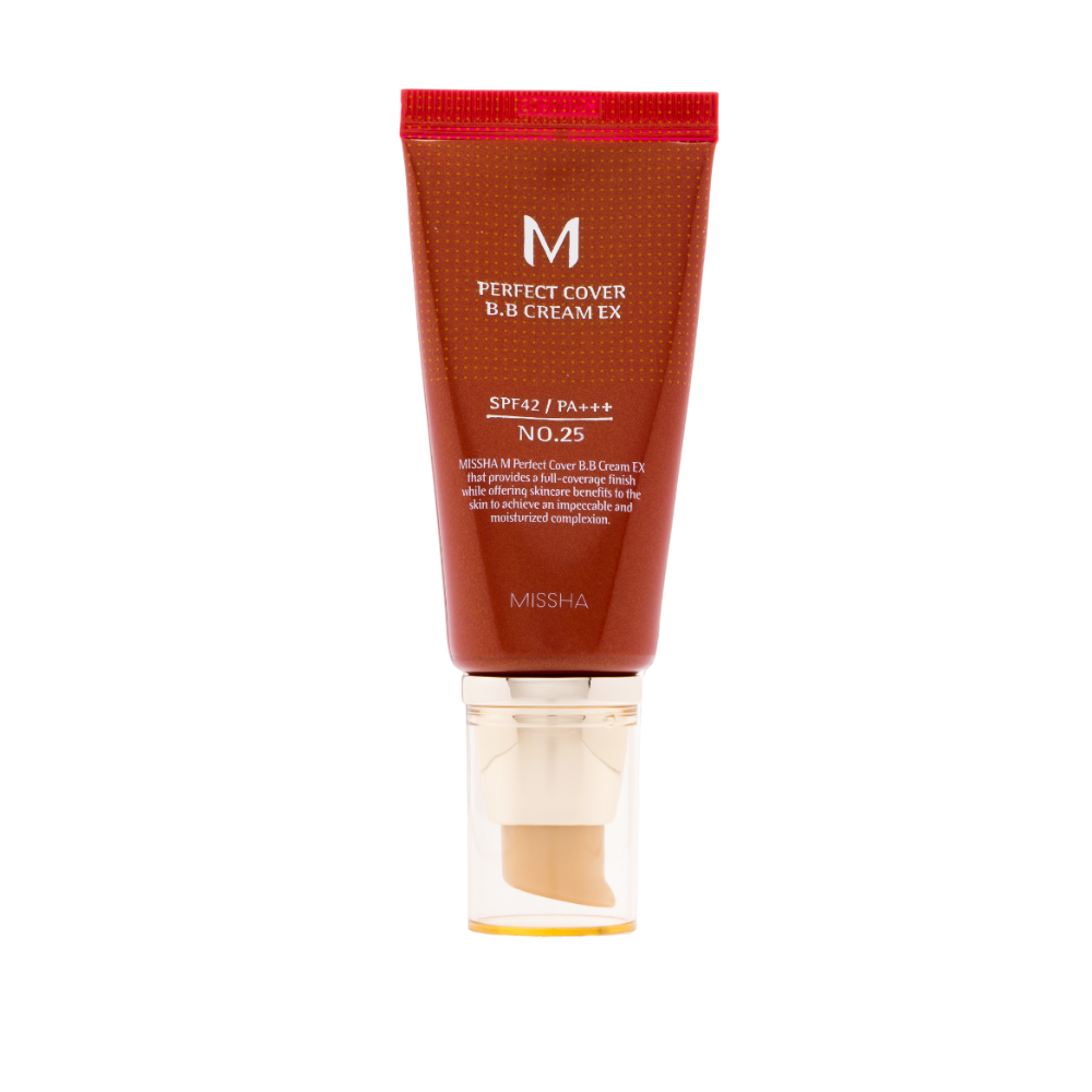 Missha	M Perfect Cover BB Cream EX SPF 42 PA+++ 50 ml No.25 Warm Beige