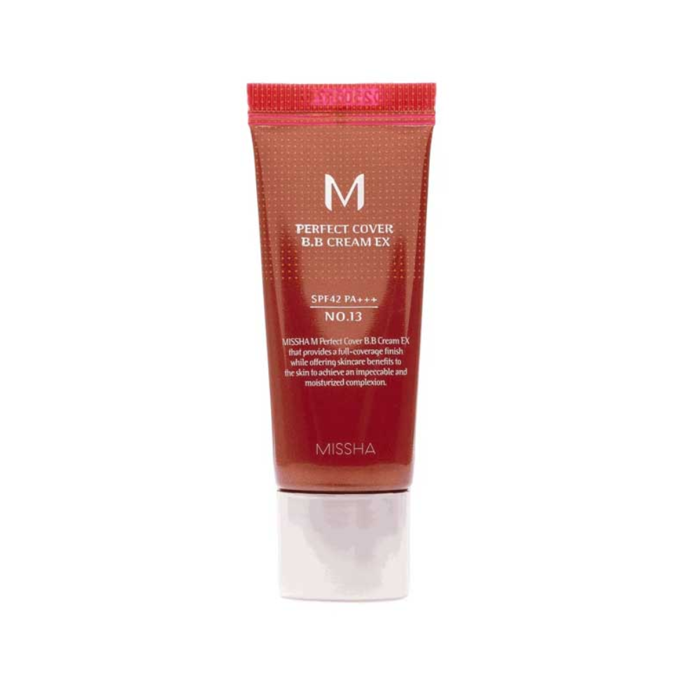 Missha	M Perfect Cover BB Cream EX SPF 42 PA+++ 20 ml No.13 Bright Beige