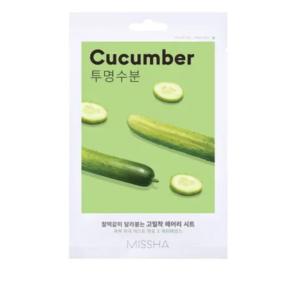 Missha	Airy Fit Sheet Mask Cucumber - Pelle secca  19.0g