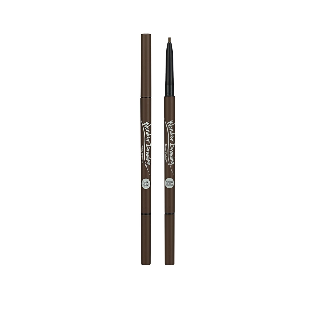 Holika Holika - Wonder Drawing Skinny Eyebrow - Matita sopracciglia 0,05g 02 Marrone Scuro
