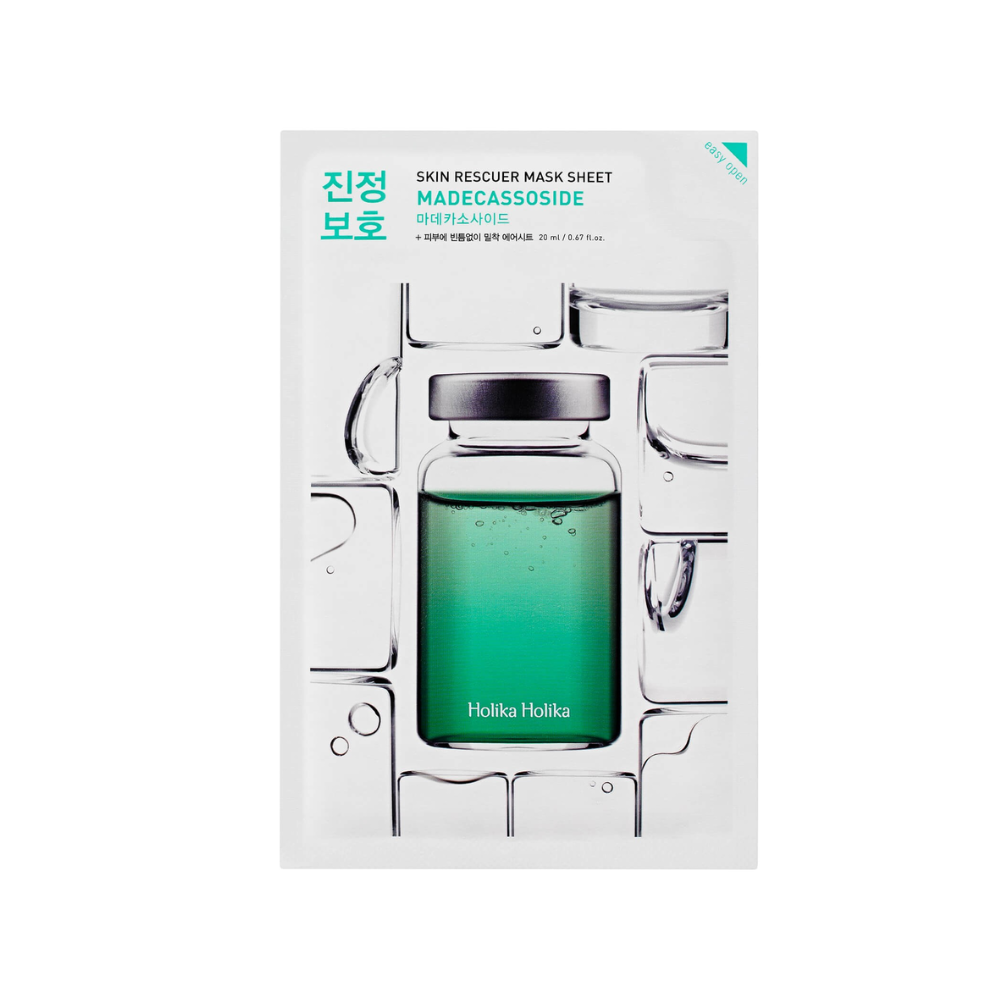 Holika Holika - Madecasocide Skin Rescue Mask Sheet - Maschera viso anti infiammatoria 20ml
