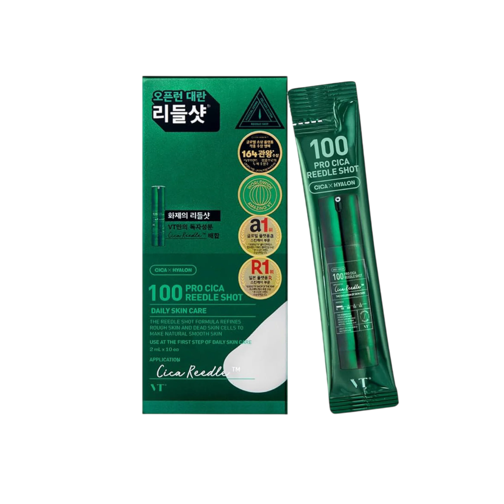 VT Cosmetics - Pro Cica Reedle Shot 100 Serum Set -  2 ml