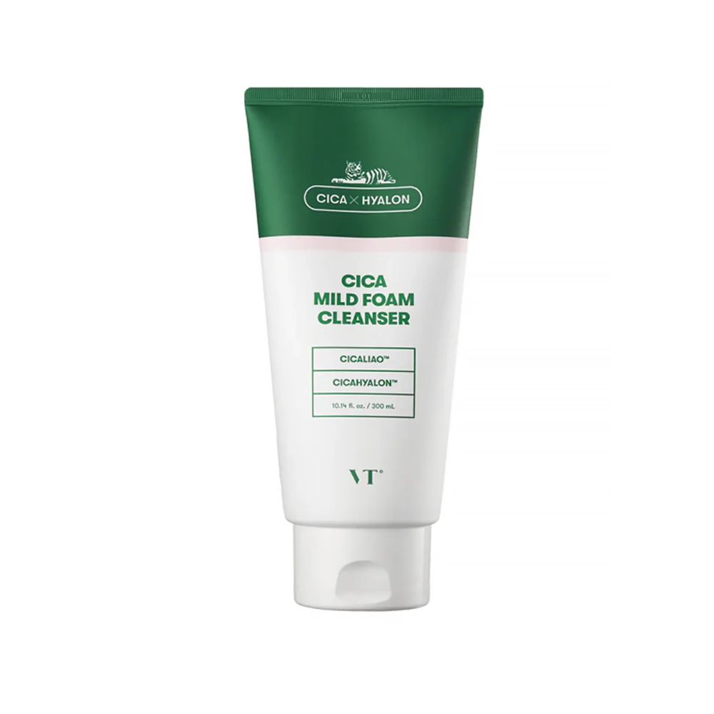 VT Cosmetics - Cica Mild Foam Cleanser - Schiuma detergente per la pelle 300ml