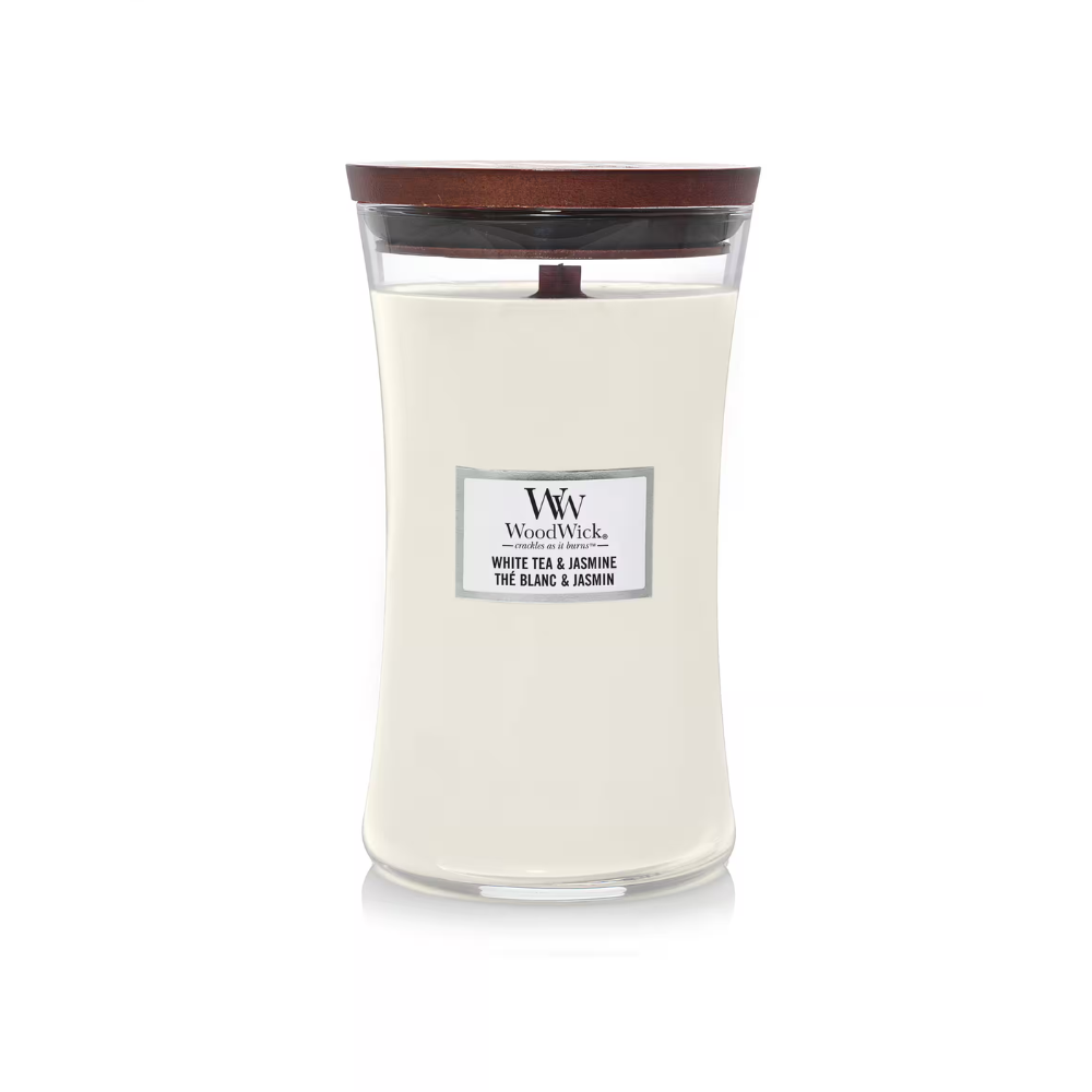 WoodWick - White Tea & Jasmine Vaso Candela profumata  609.5g