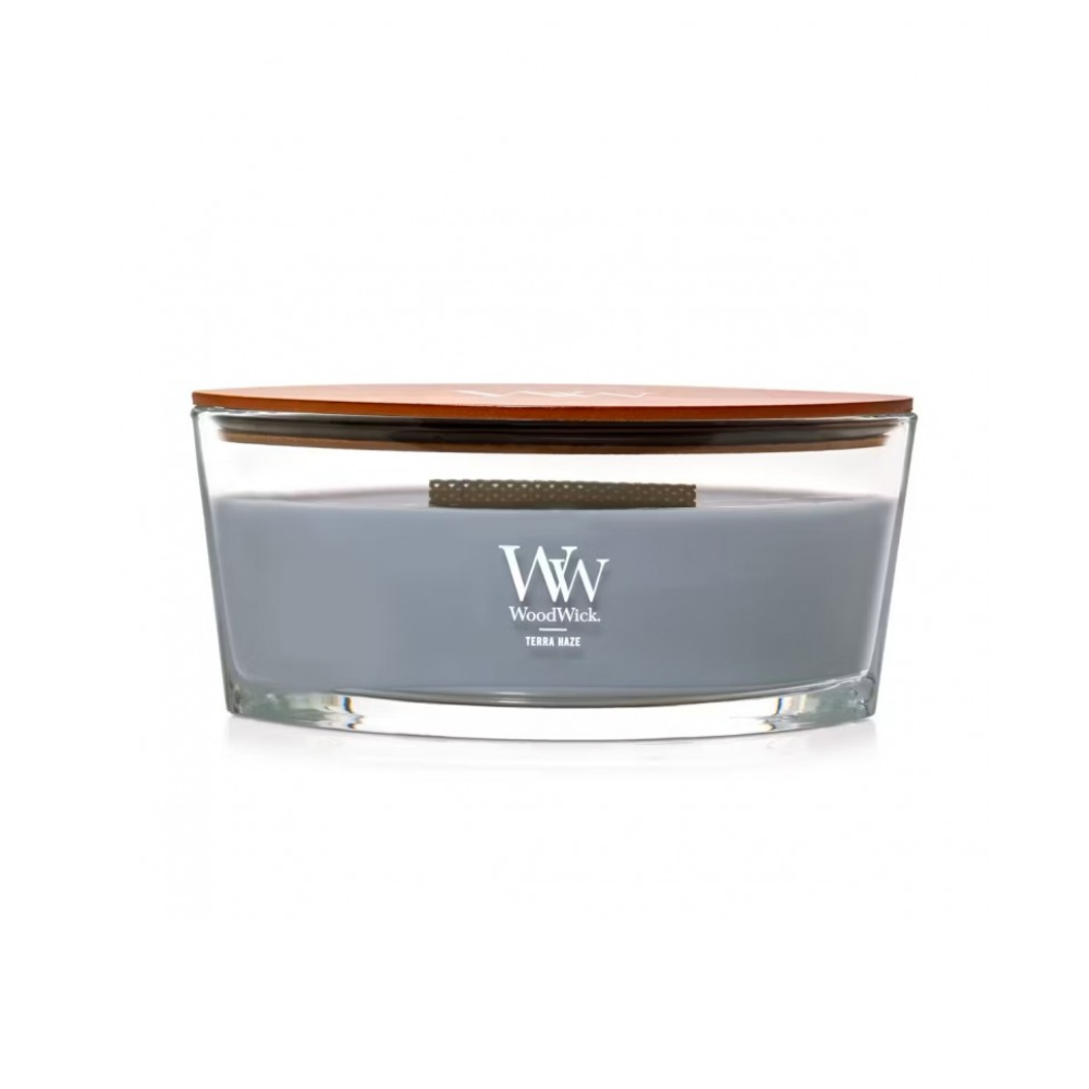 WoodWick - Terra Haze Nave Candela profumata 453.6g