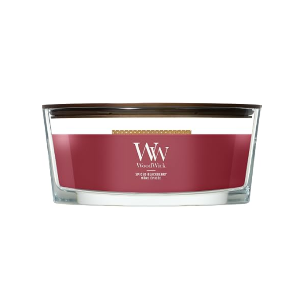 WoodWick - Spiced Blackberry Nave Candela profumata 453.6g