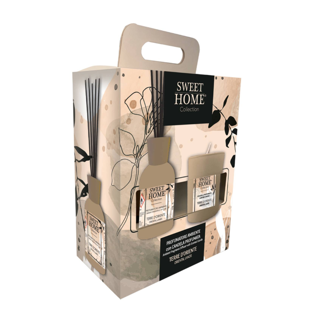 Sweet Home Collection - Oriental Lands Diffusore Ambiente + candele set regalo