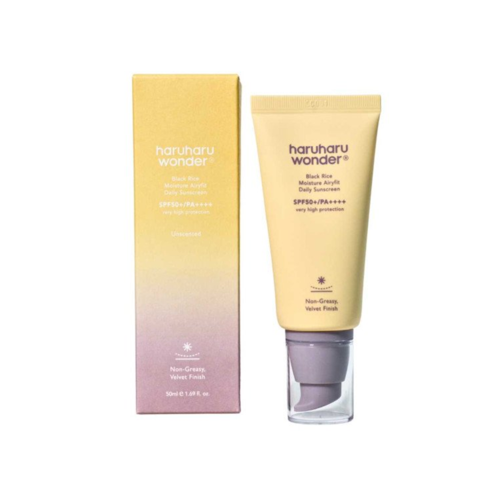 Haruharu Wonder - Black Rice Moisture Airyfit Crema  solare SPF50+ PA++++, 50ml