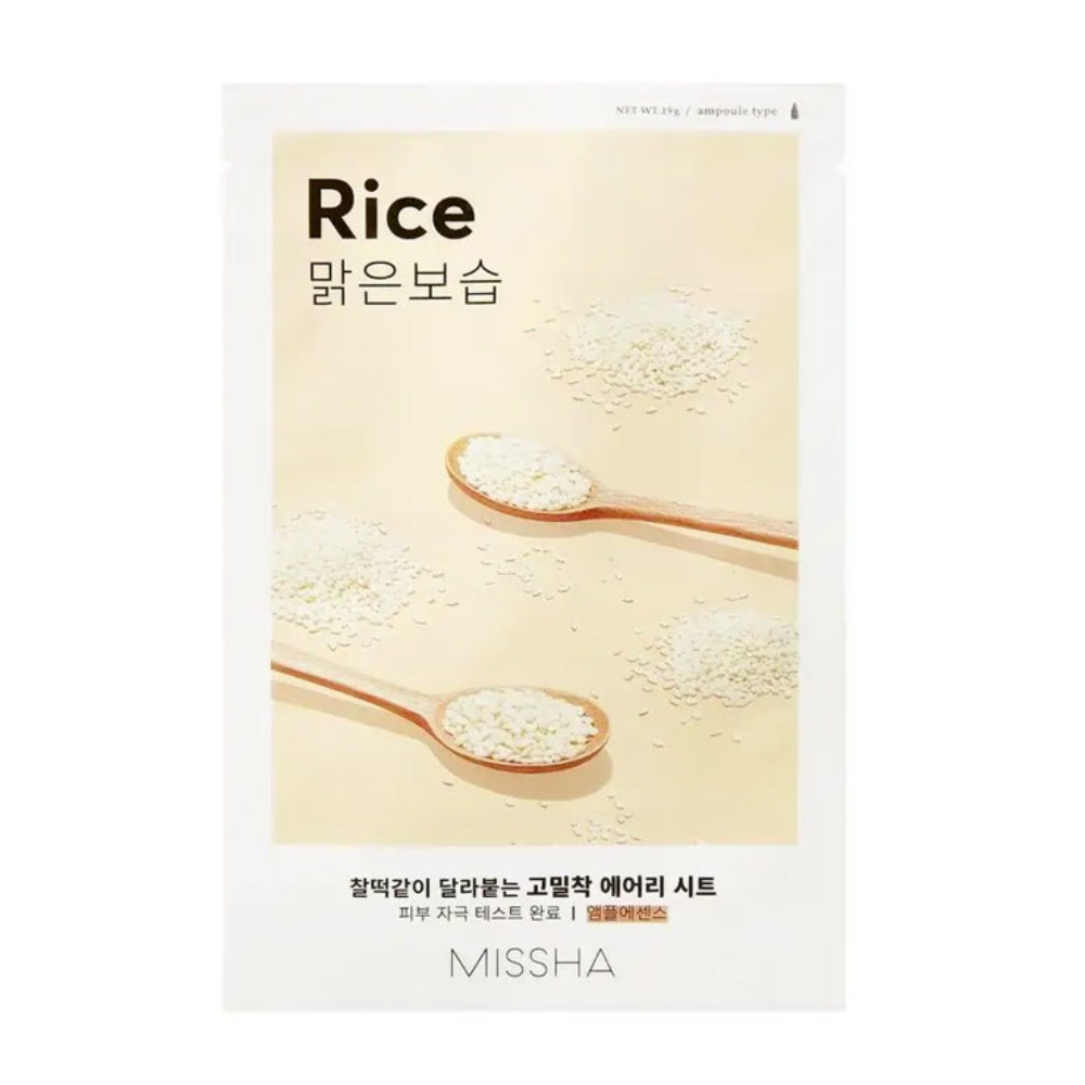 Missha	Rice Airy Fit Sheet Mask - Maschera viso ammorbidente 23.0g