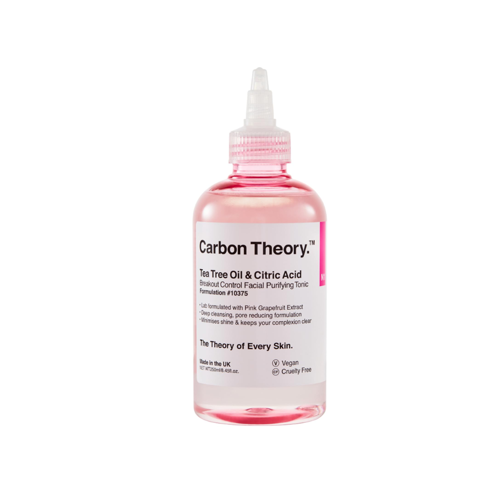 Carbon Theory - Tea Tree Oil & Citric Acid Breakout Control Facial Purifying Tonic 250ml