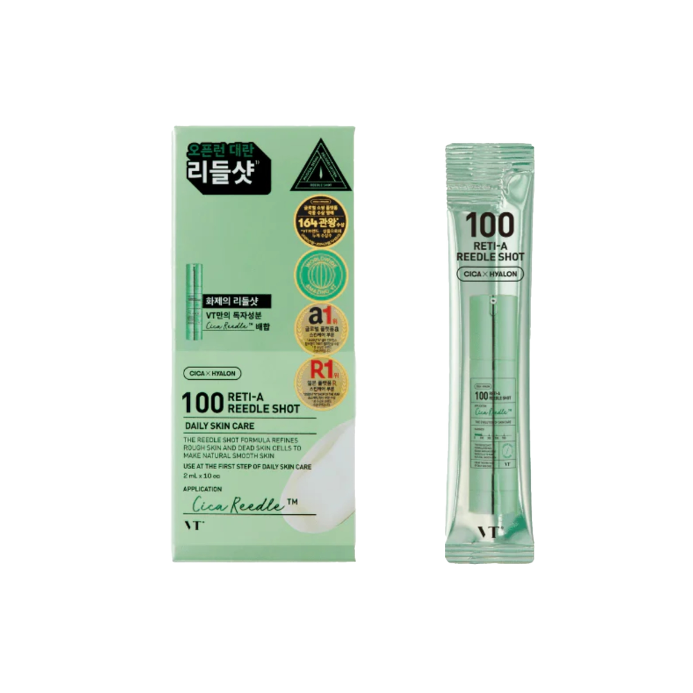 VT Cosmetics - Reti-A Reedle Shot 100 Serum Set - set regalo 2ml