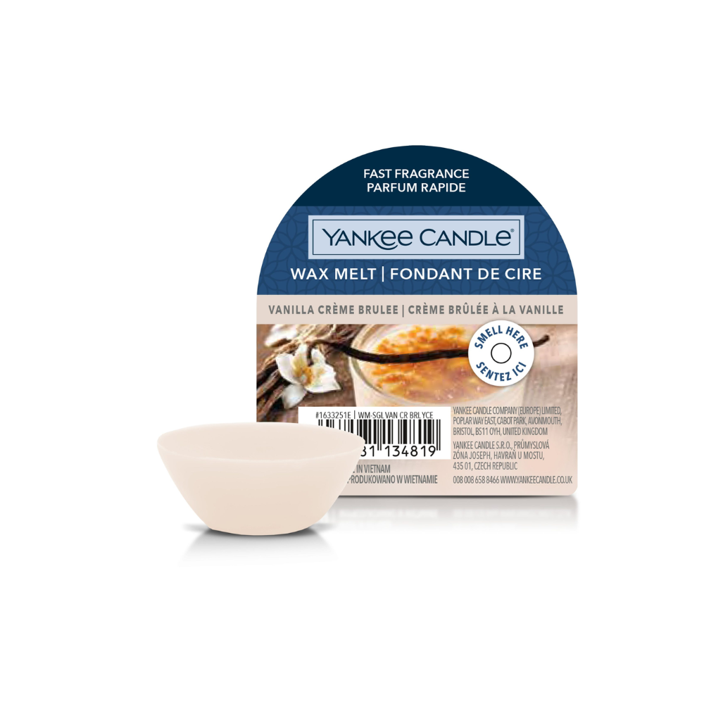Yankee Candle - Vanilla Creme Brulee Wax Melt - Cialde di cera profumata 22.0g
