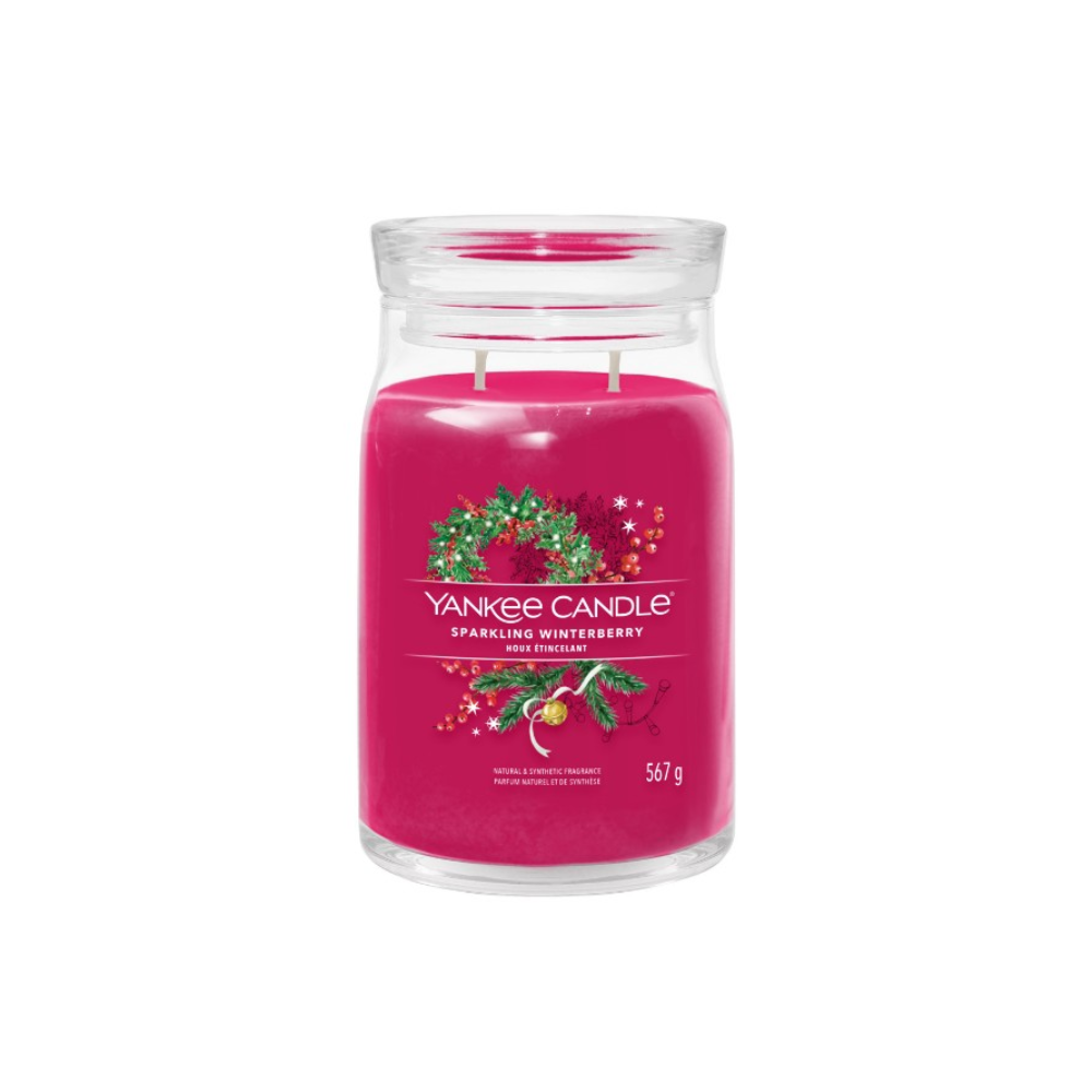 Yankee Candle - Sparkling Winterberry Signature Candela profumata  567.0g
