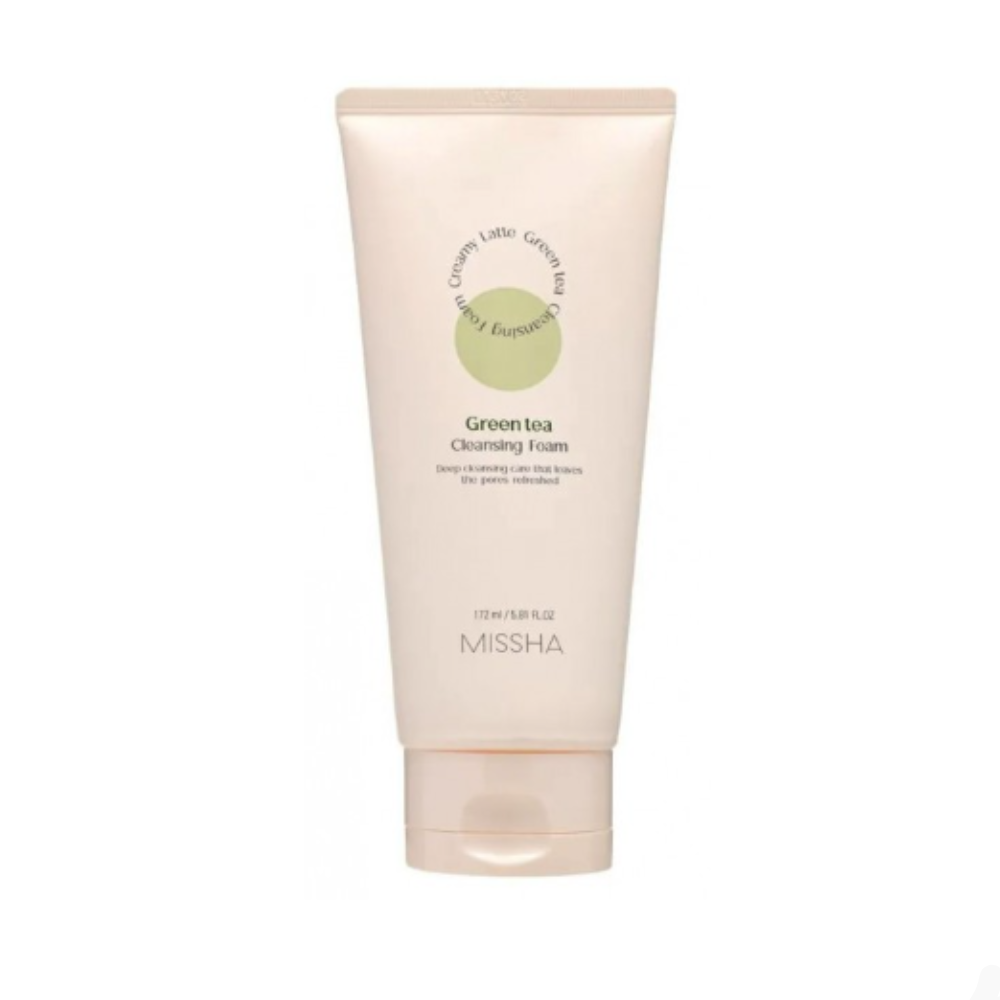 Missha	Green Tea Cleansing Foam - Schiuma detergente in crema  19.0g
