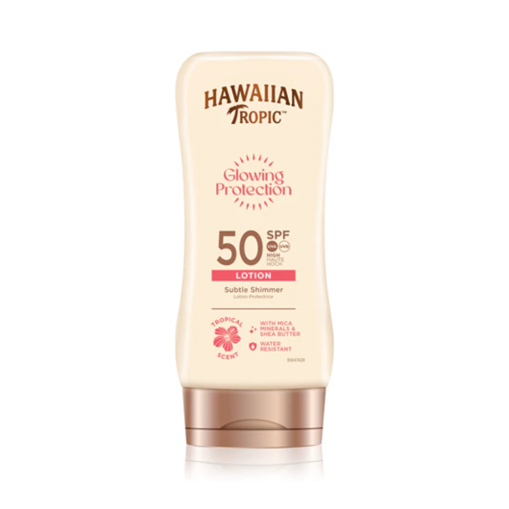 Hawaiian Tropic	Glowing Protection Sun Lotion SPF 50 - Latte abbronzante 170ml