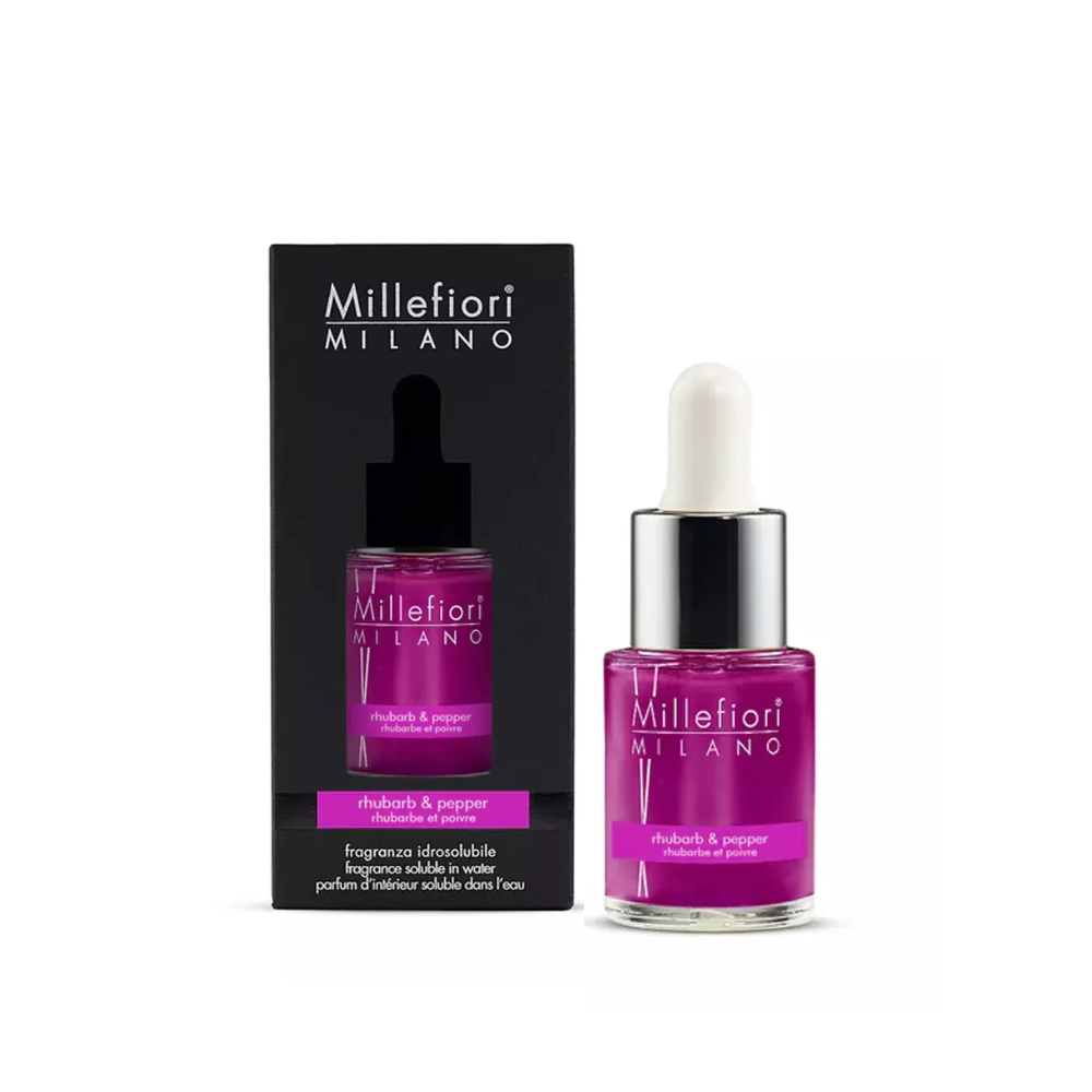 Millefiori - Rhubarb & Pepper Oil Fragranza Idrosolubile 15ml