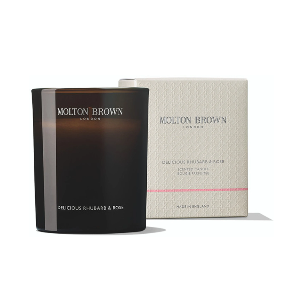 Molton Brown - Signature Delicious Rhubarb & Rose Candela profumata 190.0g