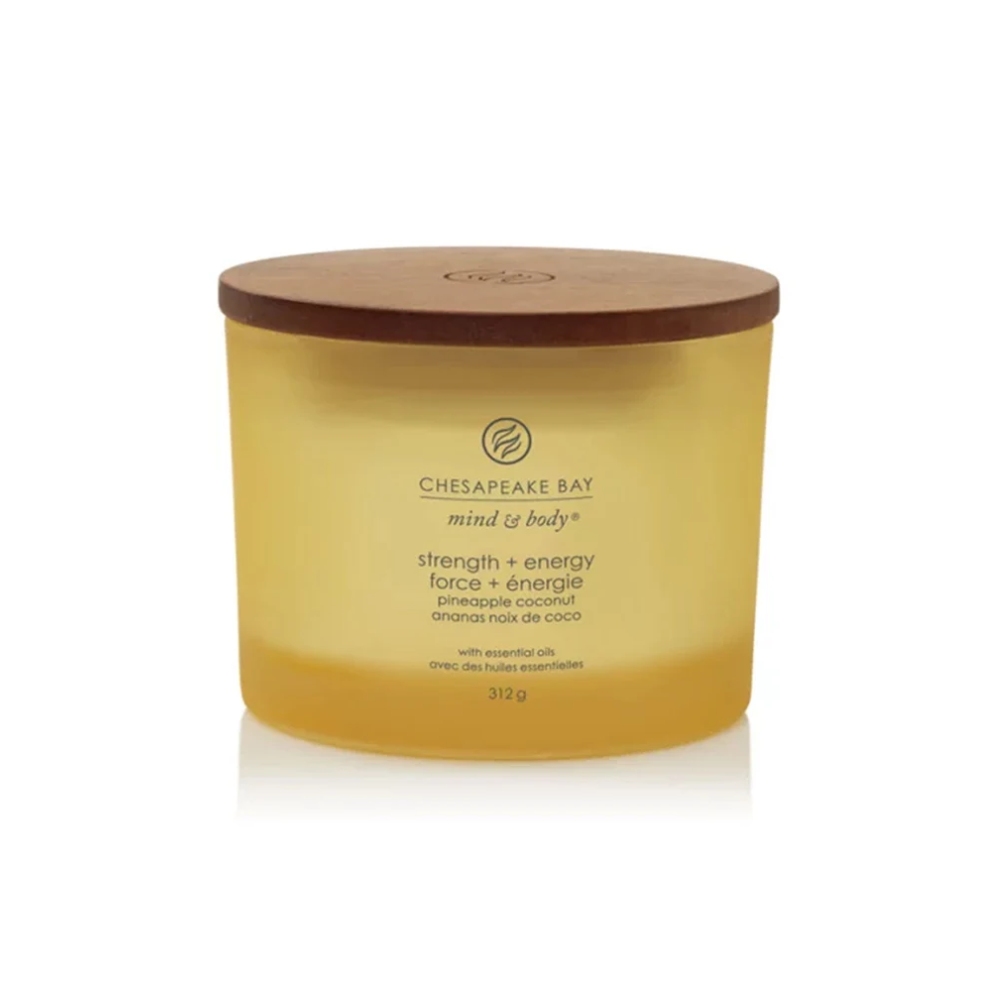 Chesapeake Bay - Strength & Energy Candela profumata (tre stoppini) 312.0g